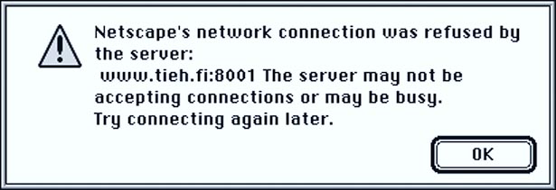 connection refused